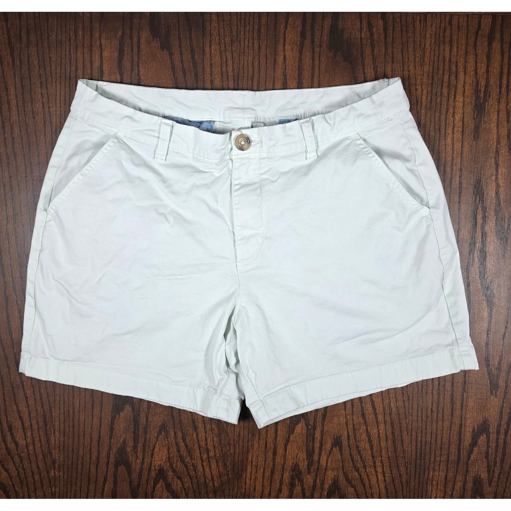 Chubbies Originals Mens 34 Shorts Mint Green Chino 5.5 Inseam Stretch Cotton